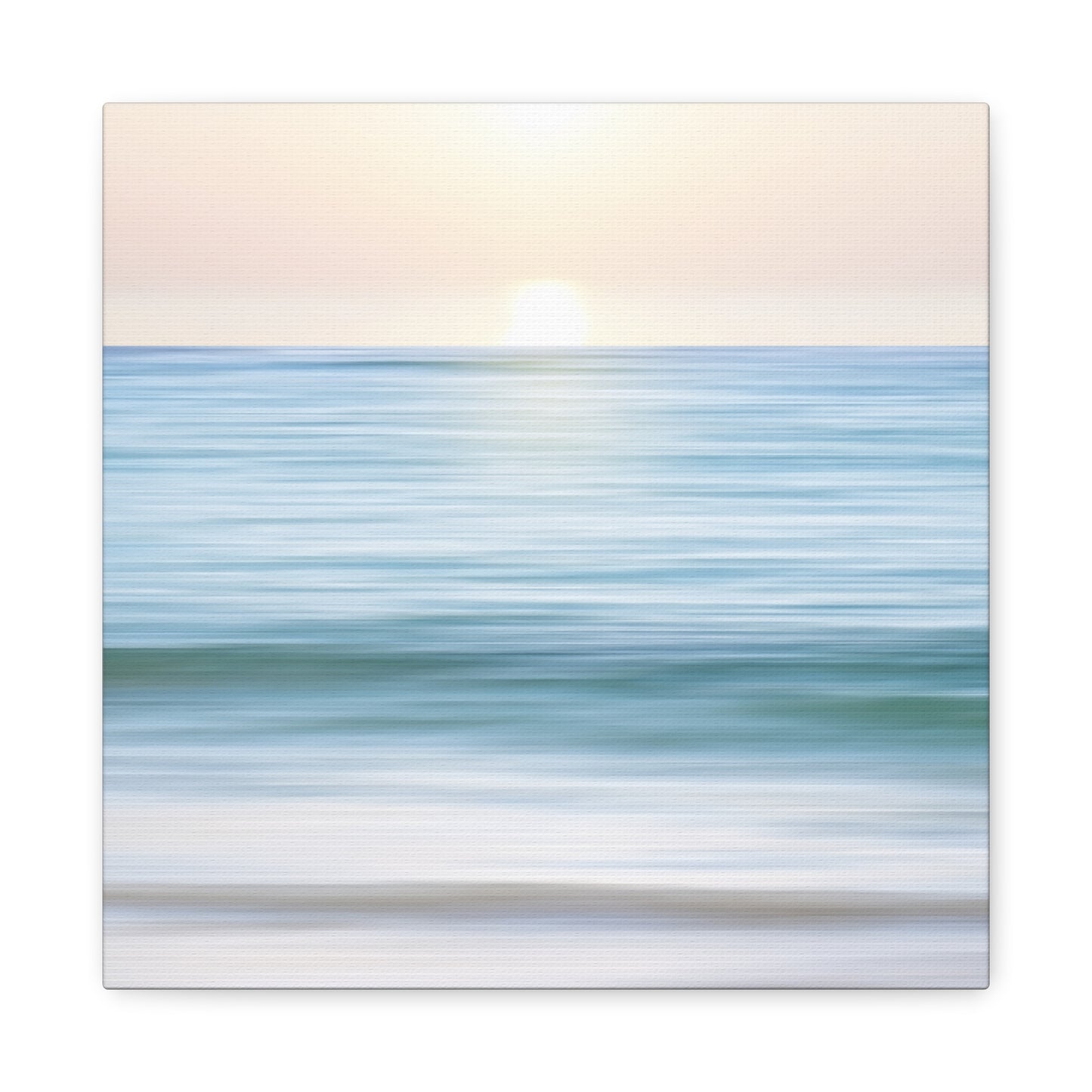 Coastal Cottage Sunset Canvas Art Wall Print - Multiple Sizing Options- Serene Ocean Canvas Wall Art, Coastal Decor, Beach House Wall Art, Living Room Decor, Gift for Ocean Lovers