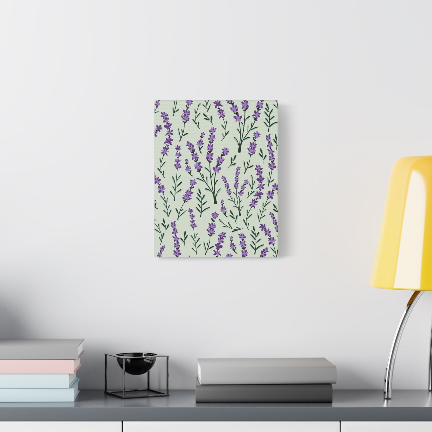 Lavender Sage Canvas Art Print - Multiple Sizing Options - Lavender Floral Canvas Wall Art, Lavender Home Decor, Gift for Her, Nature-Inspired Art