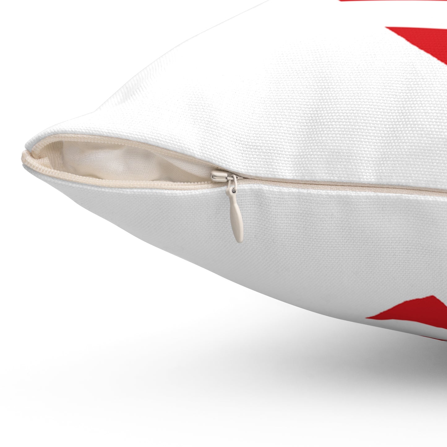 American Flag Heart Square Pillow Cover with Insert - Multiple Sizes (14"x14", 16"x16", 18"x18", 20"x20") - Patriotic Heart Square Pillow | USA Love Decor | Independence Day, American Flag Pillow