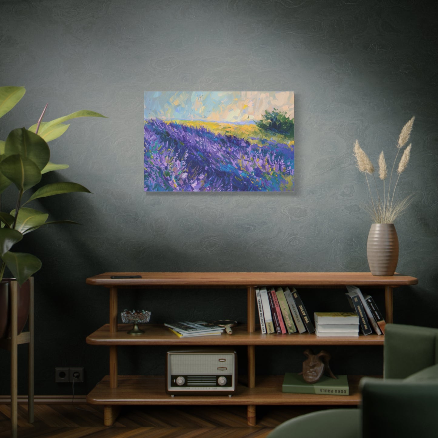 Lavender Fields Canvas Art Print - Multiple Sizing Options - Lavender Fields Canvas Wall Art, Home Gift, Nature Decor, Art for Her