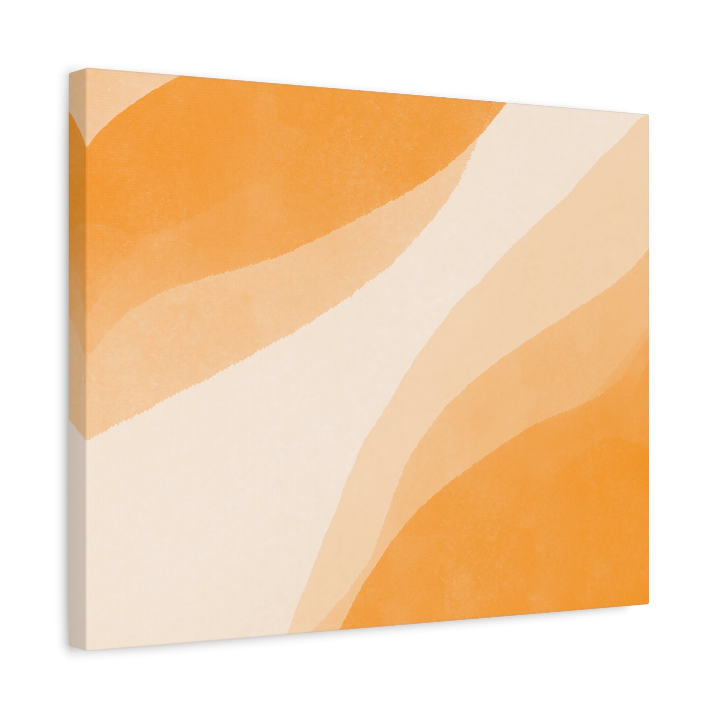 Orange Creamsicle Canvas Wall Art Print - Multiple Sizing Options - Modern Abstract Canvas Art Print for Home Decor, Orange Color Palette, Gift Idea for Art Lovers