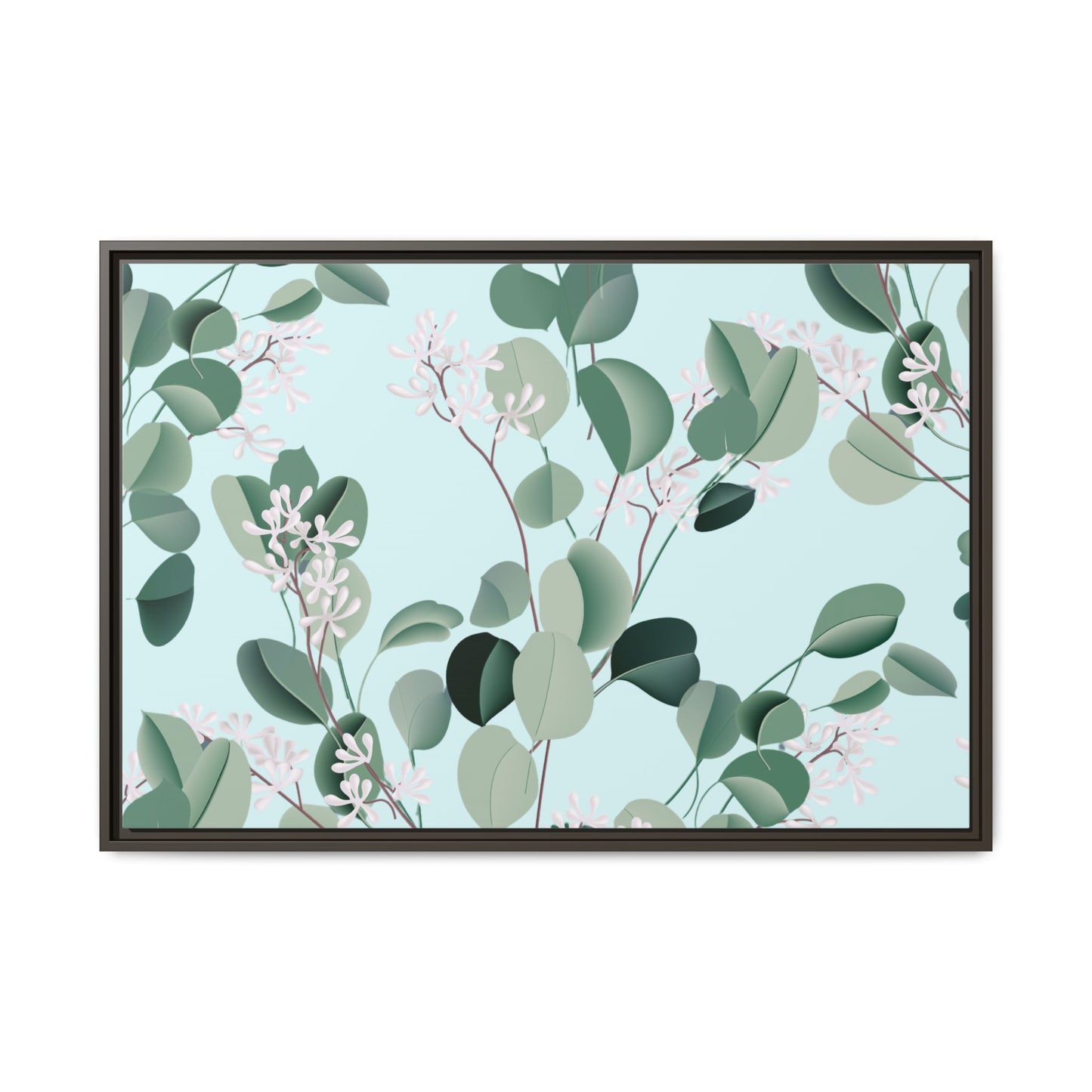 Spa Day Framed Matte Canvas Art - Multiple Frame Colors & Size Options