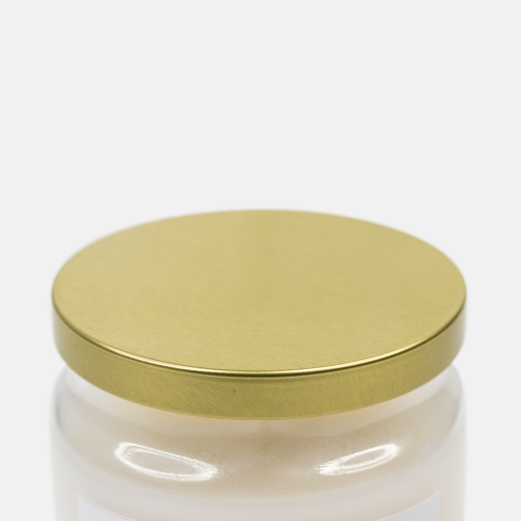 Gold Lid Apothecary Jar Candle