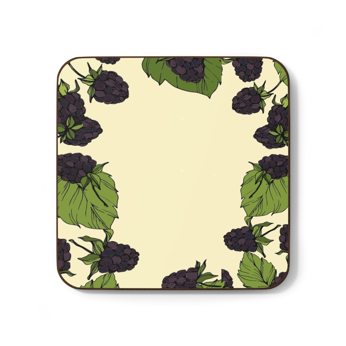 Blackberry Vanilla Coasters Hardboard Back - 4 Pack