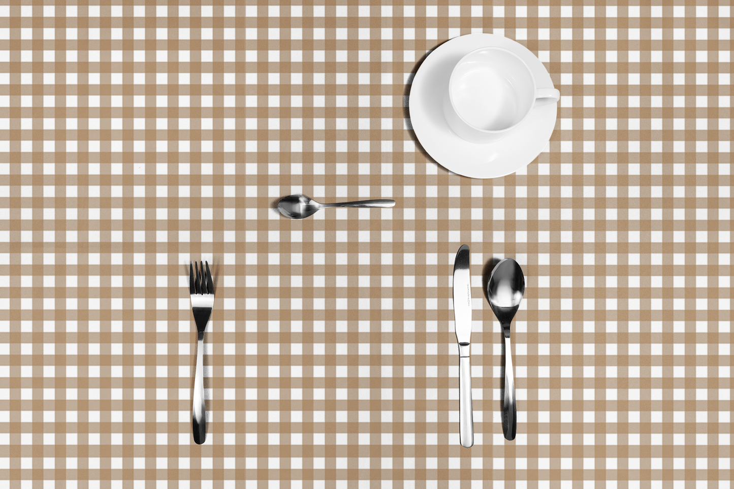 Brown Gingham - 100% Cotton Twill Tablecloth, 58" × 58" and 58" × 102" Sizes, Brown Checked Gingham Tablecloth, Thanksgiving Tablecloth, Fall / Brown Tablecloth, Wedding Table Linen, Birthday Tablecloth, Farmhouse Decor, Picnic Table Tablecloth
