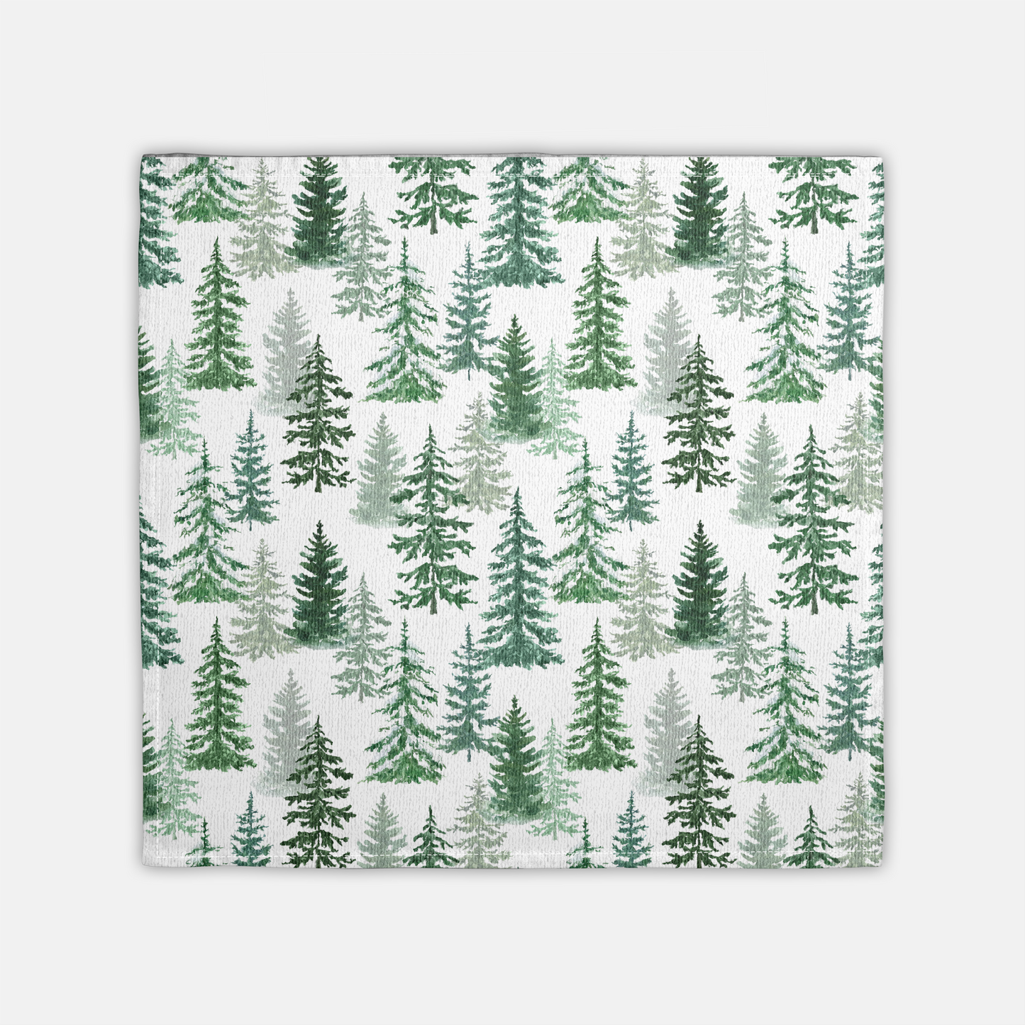 Fraser Fir 22" x 22" Cotton Twill Napkin - Christmas Cloth Napkins, Winter Home Decor, Holiday Entertaining, Priced per Napkin