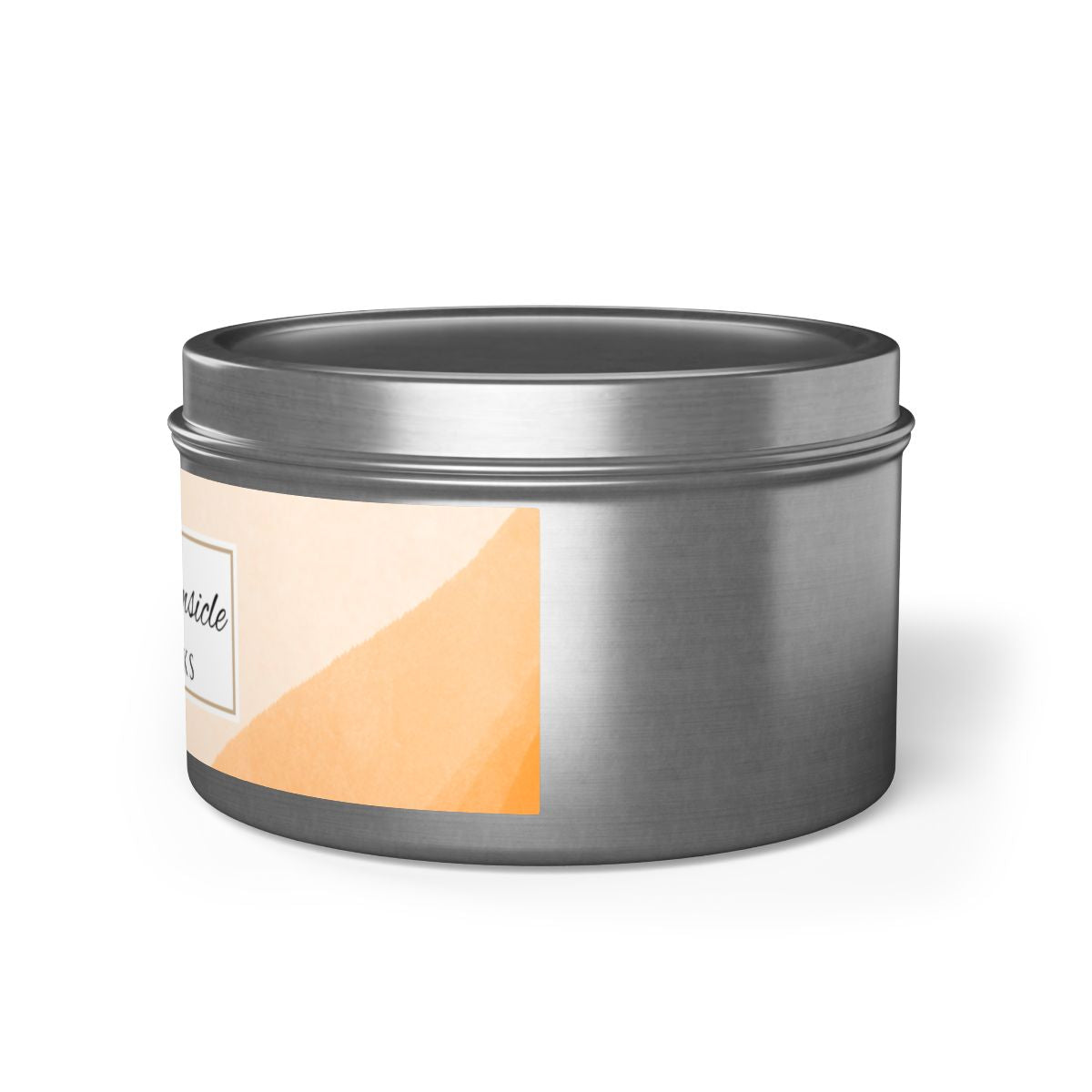 Orange Creamsicle Coconut Soy Wax Candle, 8 oz. Silver Tin Jar with Lid - Summer Candle, Orange Scented Candle, Gourmand Scented Candle