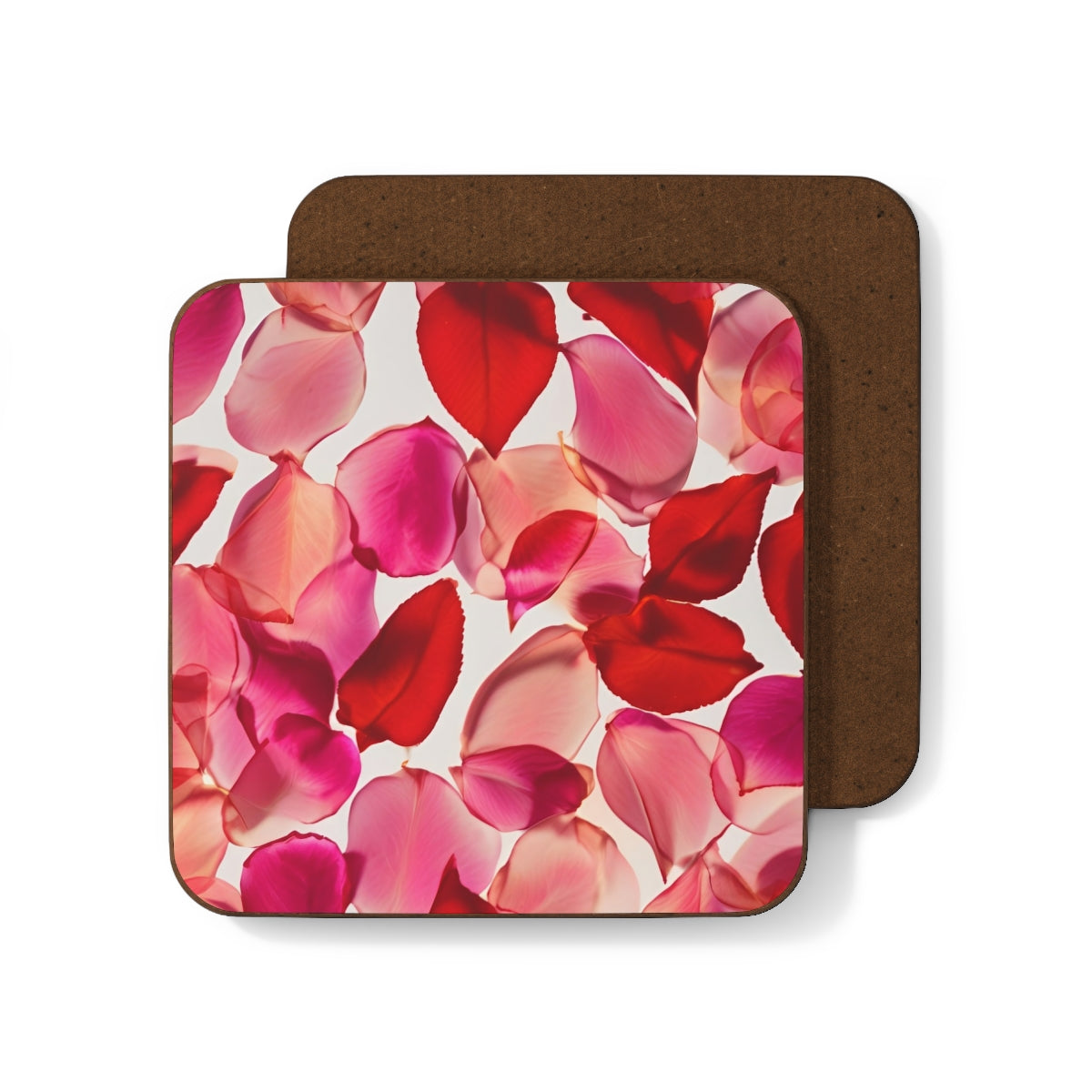 Rosewater Coasters Hardboard Back - 4 Pack