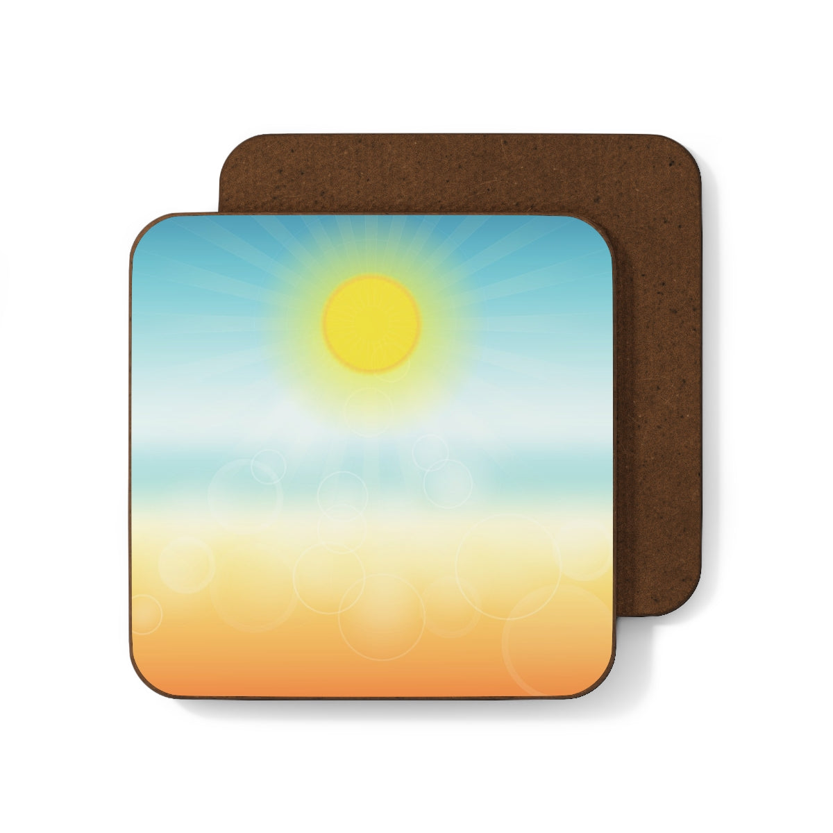 Sun Washed Coasters Hardboard Back - 4 Pack