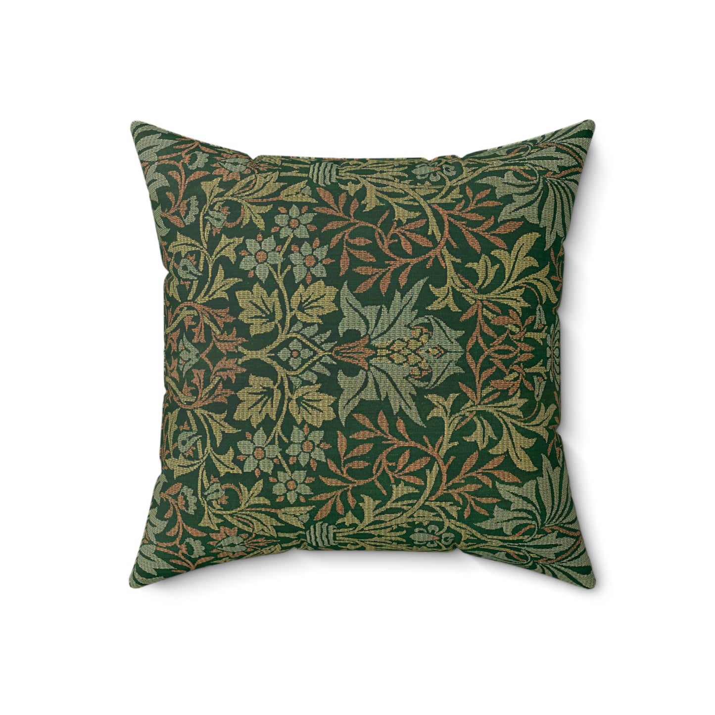 Flower Garden Printed Square Pillow Cover with Insert - Multiple Sizes (14"x14", 16"x16", 18"x18", 20"x20"), Includes insert and zipper closure