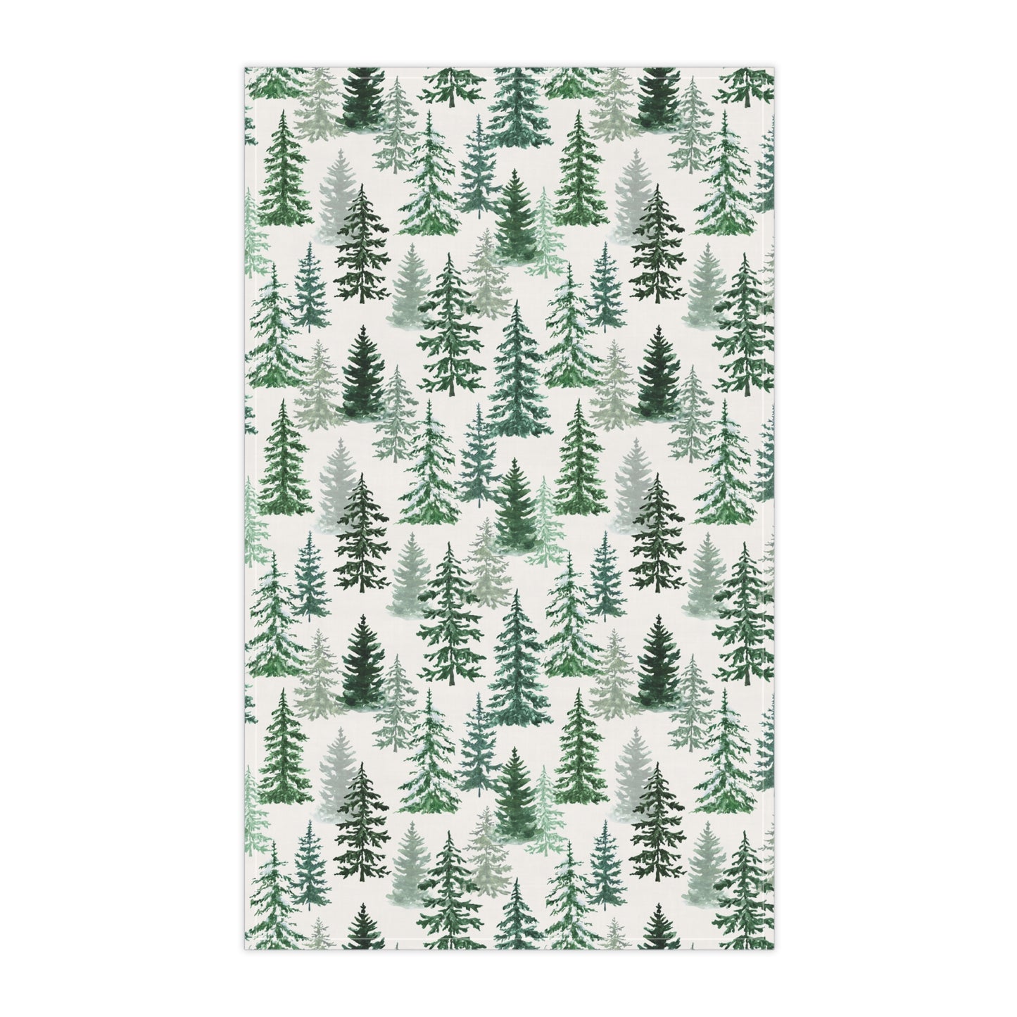 Fraser Fir Tea Towel - 18" x 30", 100% Cotton Twill - Christmas Kitchen Towels, Cotton Holiday Kitchen Towels, Winter Tea Towel, Gift for Christmas - Priced per towel