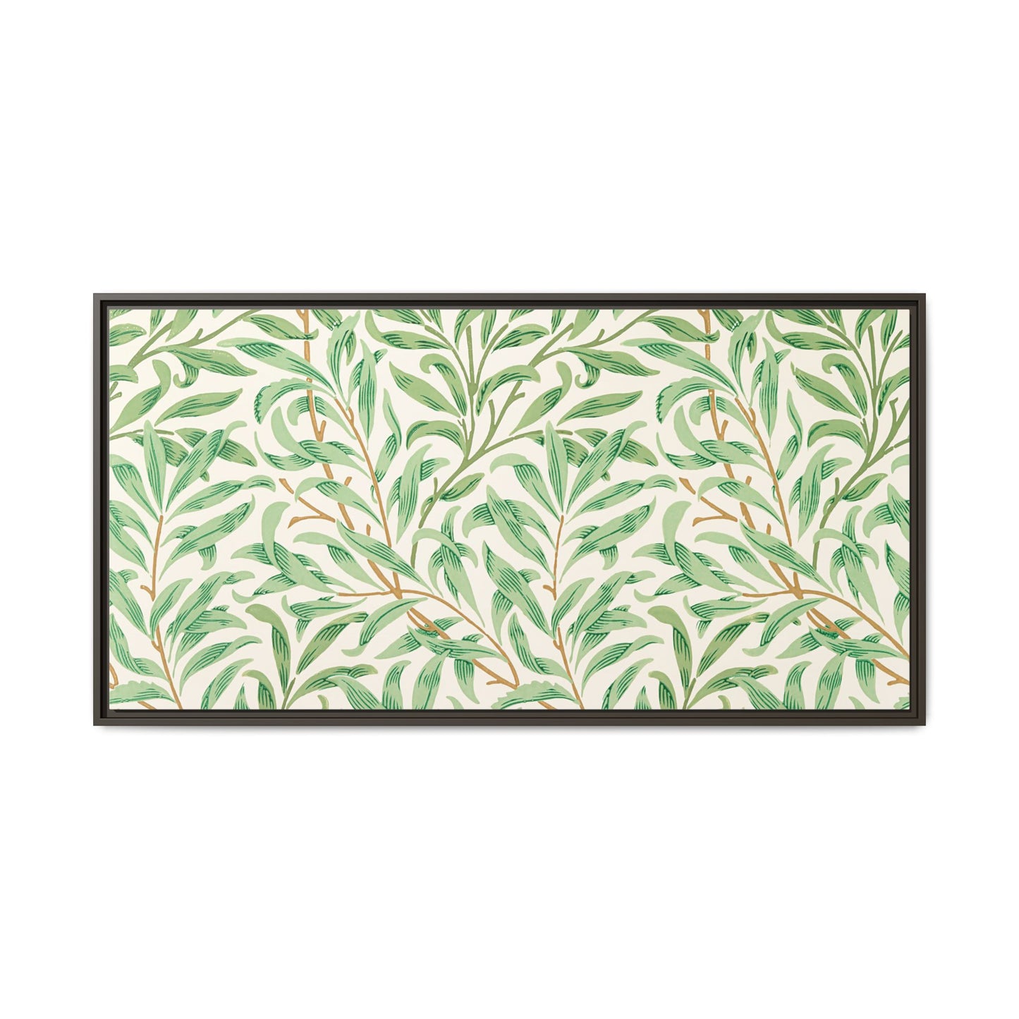 Willow Boughs Framed Matte Canvas Art - Multiple Frame Color &  Size Options