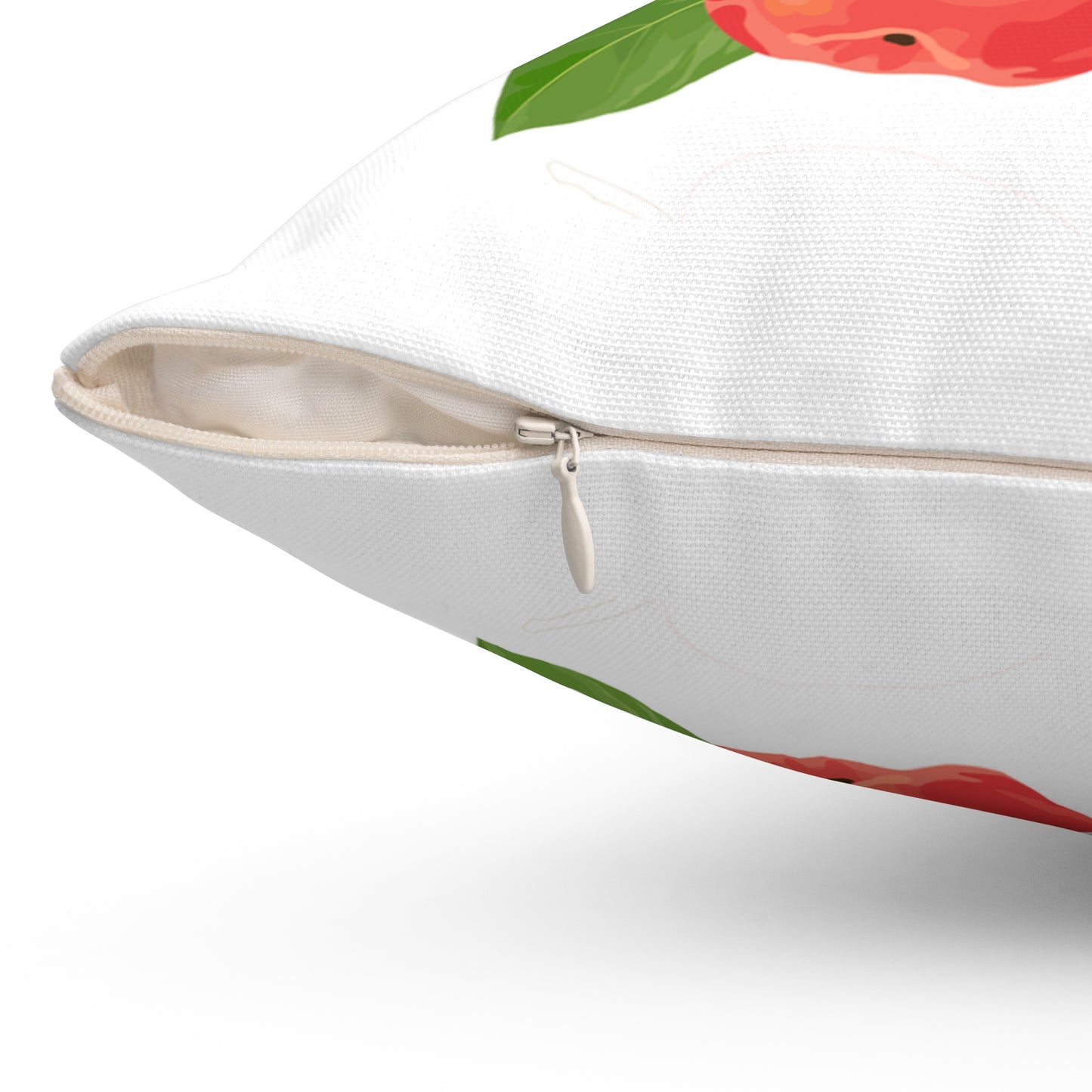 Apple Harvest Printed Square Pillow Cover with Insert -  Multiple Sizes (14"x14", 16"x16", 18"x18", 20"x20"), Includes insert and zipper closure