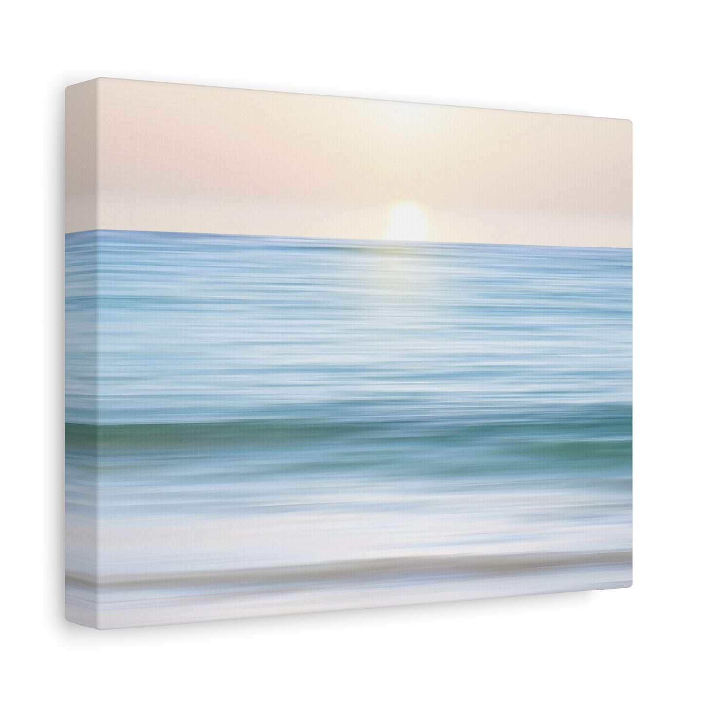 Coastal Cottage Sunset Canvas Art Wall Print - Multiple Sizing Options- Serene Ocean Canvas Wall Art, Coastal Decor, Beach House Wall Art, Living Room Decor, Gift for Ocean Lovers