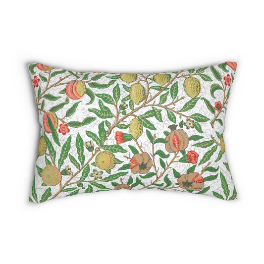 Lemon Verbena Printed  Lumbar Pillow with Insert (20" x 14") - Includes insert and zipper closure