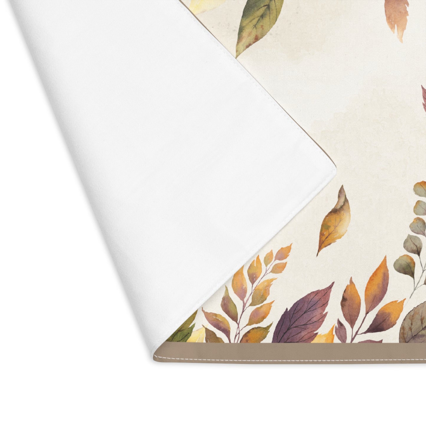 Autumn Leaves Placemat 18" × 14" Cotton Twill Placemat, Fall Leaves Home Decor, Thanksgiving Table Placemat,  Fall Table Setting, Autumn Fall Placemat, Priced per placemat