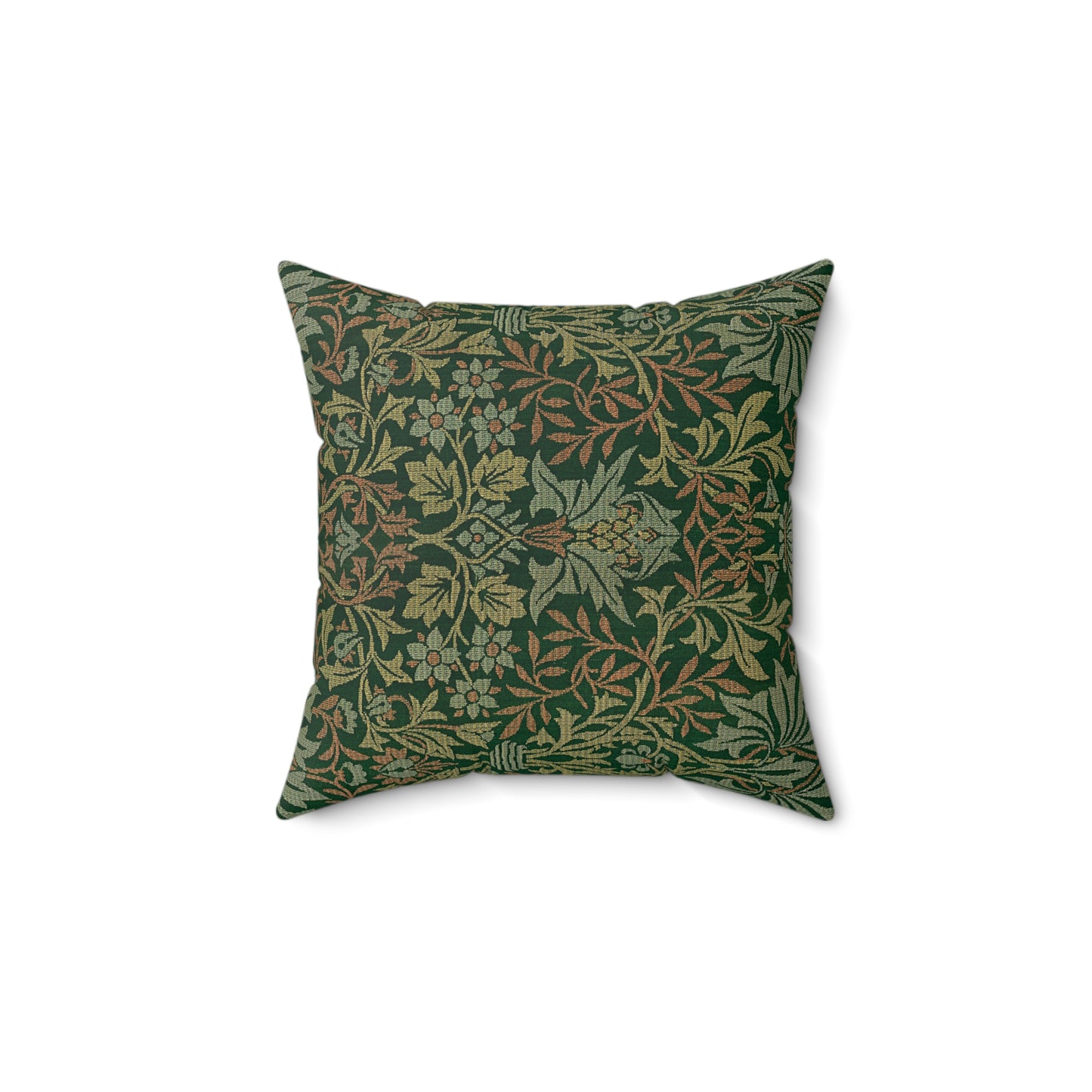 Flower Garden Printed Square Pillow Cover with Insert - Multiple Sizes (14"x14", 16"x16", 18"x18", 20"x20"), Includes insert and zipper closure