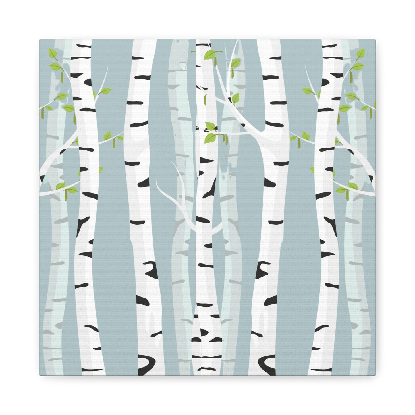 White Birch Canvas Art Print - Multiple Sizing Options - Birch Tree Canvas Wall Art, Modern Nature Home Accent, Gift for Nature Lovers, Forest Wall Art