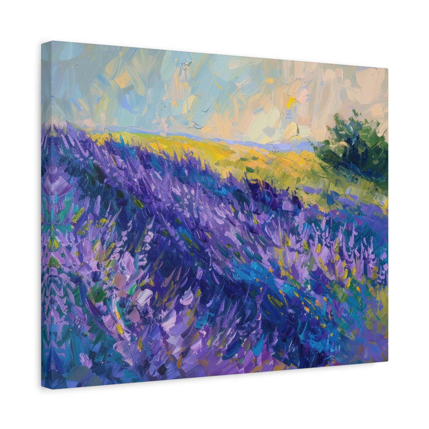 Lavender Fields Canvas Art Print - Multiple Sizing Options - Lavender Fields Canvas Wall Art, Home Gift, Nature Decor, Art for Her