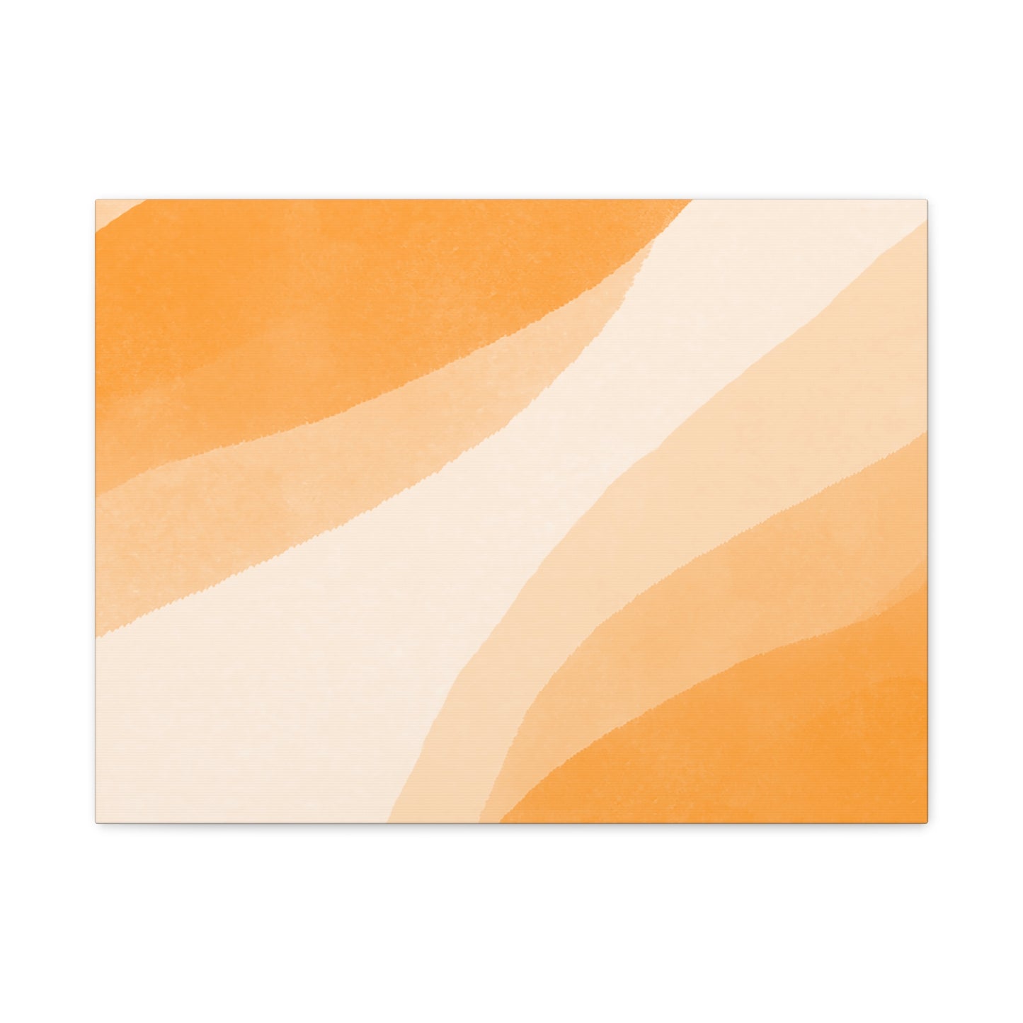 Orange Creamsicle Canvas Wall Art Print - Multiple Sizing Options - Modern Abstract Canvas Art Print for Home Decor, Orange Color Palette, Gift Idea for Art Lovers