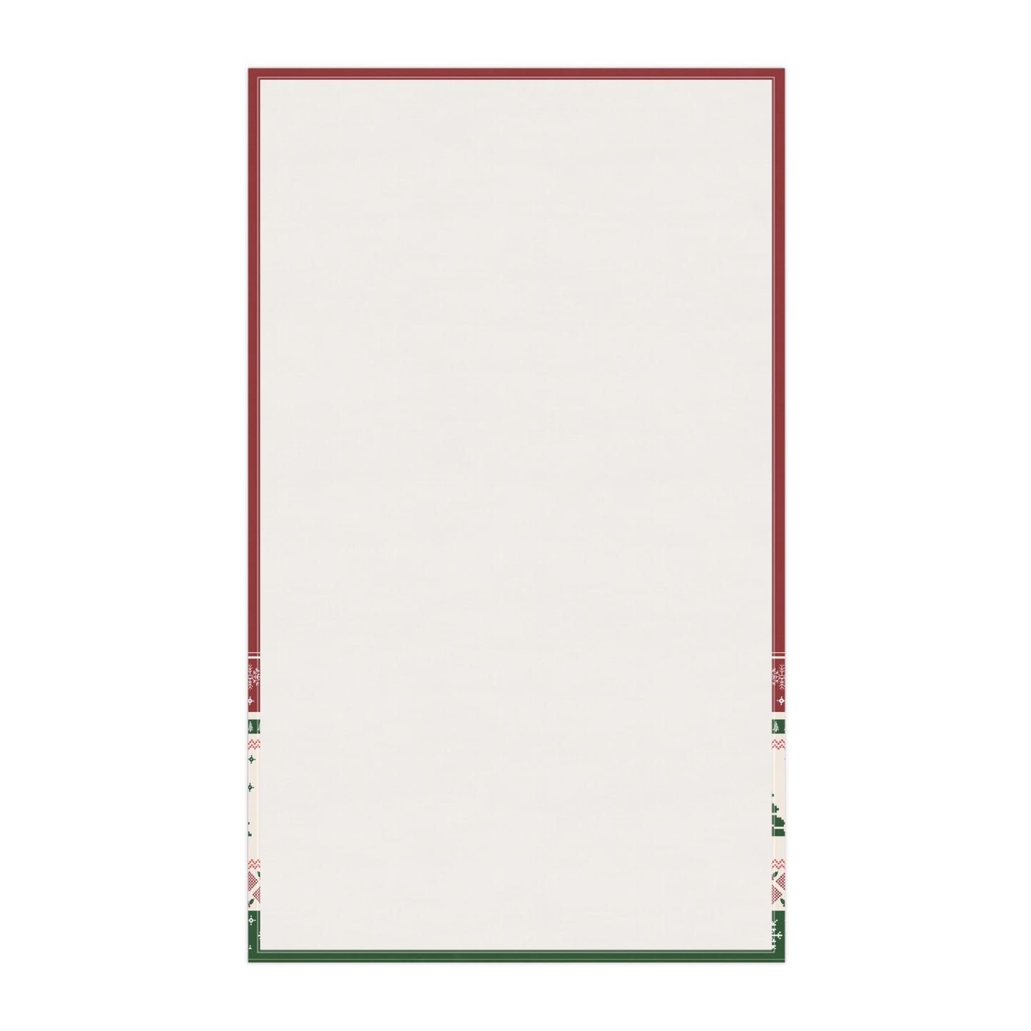 Christmas Trees Red Tea Towel - 18" x 30", 100% Cotton Twill - Christmas Kitchen Towels, Cotton Holiday Kitchen Towels, Christmas Tea Towel, Gift for Christmas - Priced per towel