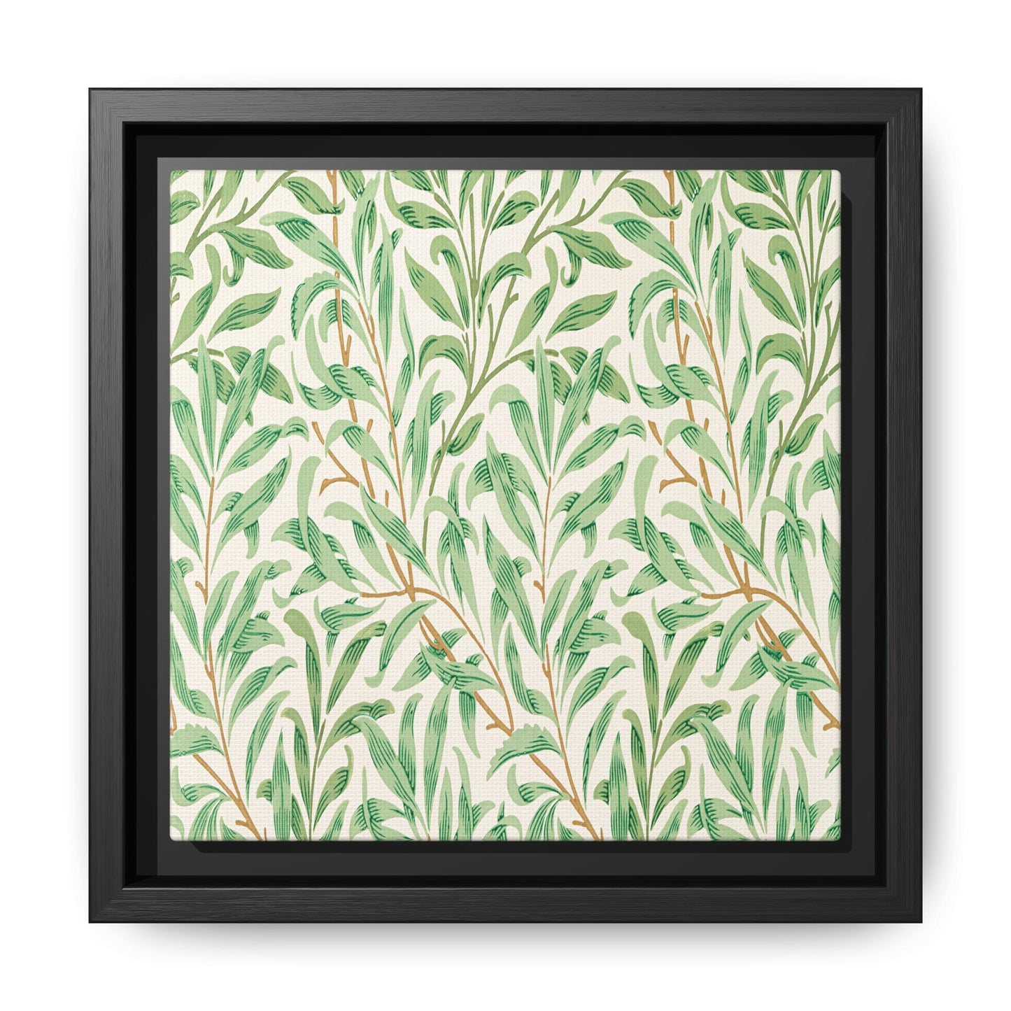 Willow Boughs Framed Matte Canvas Art - Multiple Frame Color &  Size Options