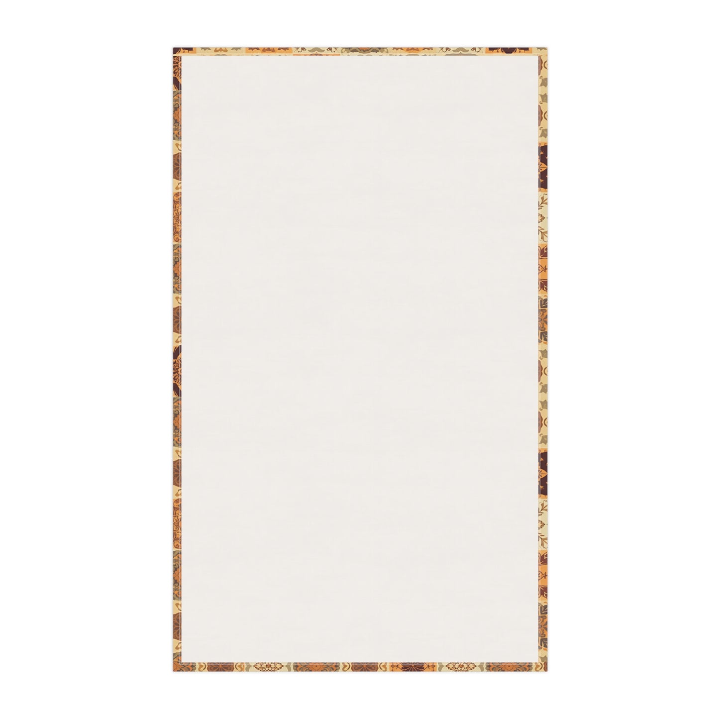 Fall Flowers Mosaic Tea Towel - 18" x 30", 100% Cotton Twill Kitchen Towels - Fall Autumn Tea Towels, Bohemian Kitchen Tea Towel, Cotton Fall Kitchen Towels, Thanksgiving Tea Towel, Gift for Housewarming, - Priced per towel