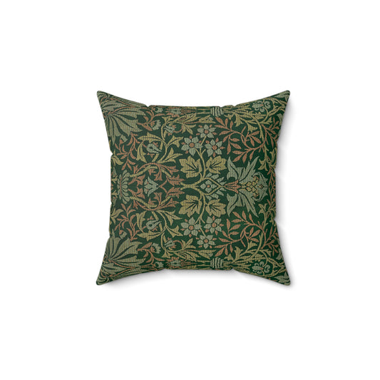 Flower Garden Printed Square Pillow Cover with Insert - Multiple Sizes (14"x14", 16"x16", 18"x18", 20"x20"), Includes insert and zipper closure