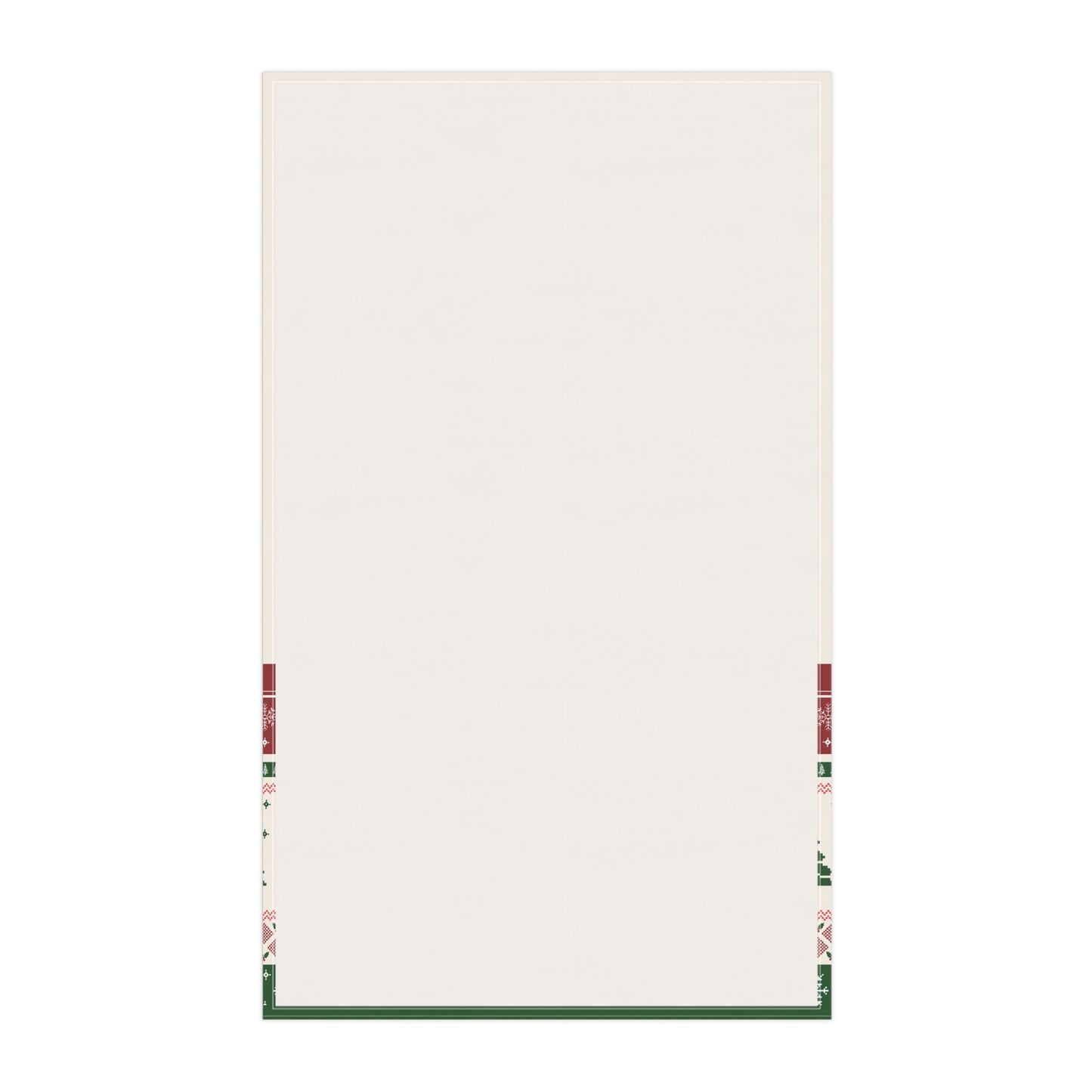 Christmas Trees Beige Tea Towel - 18" x 30", 100% Cotton Twill - Christmas Kitchen Towels, Cotton Holiday Kitchen Towels, Christmas Tea Towel, Gift for Christmas - Priced per towel