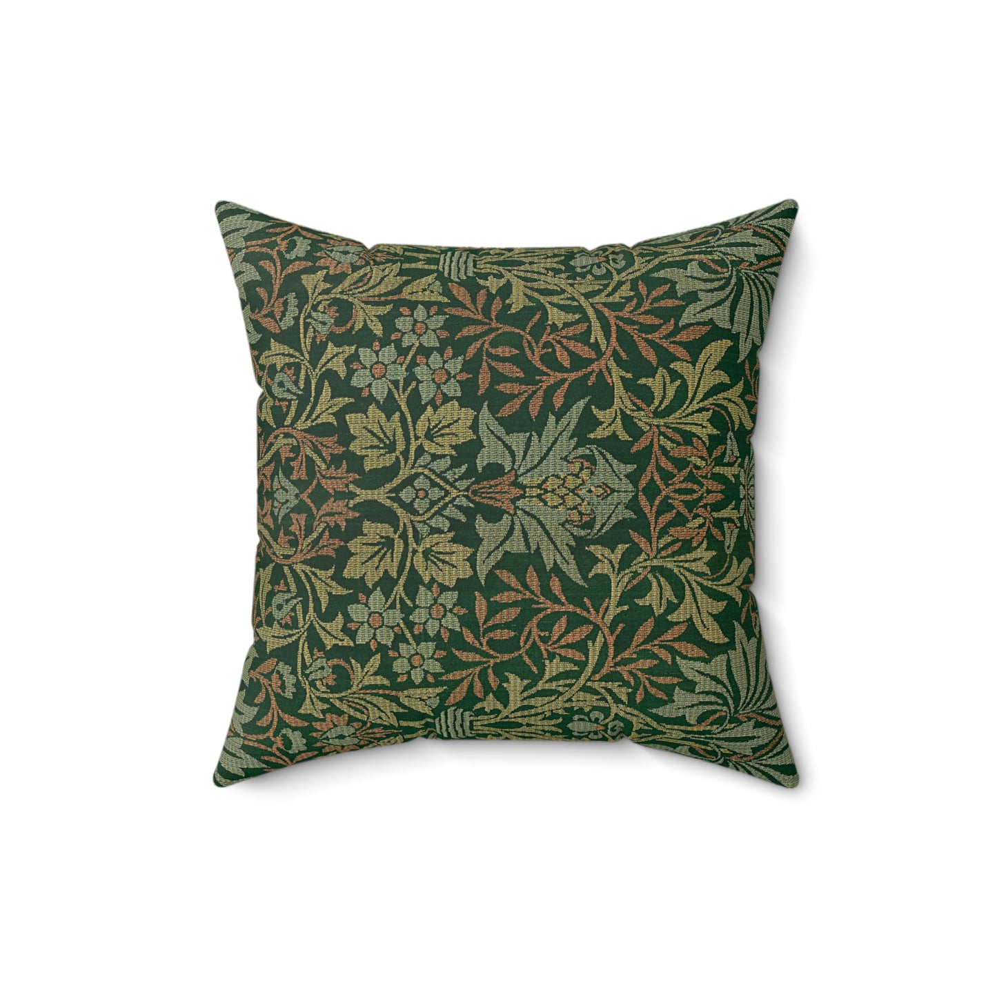 Flower Garden Printed Square Pillow Cover with Insert - Multiple Sizes (14"x14", 16"x16", 18"x18", 20"x20"), Includes insert and zipper closure