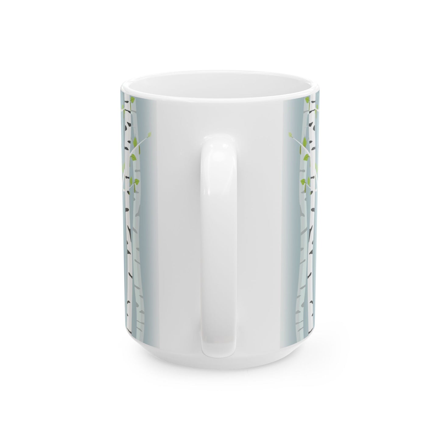 White Birch Ceramic Mug - 11 oz. & 15 oz. options