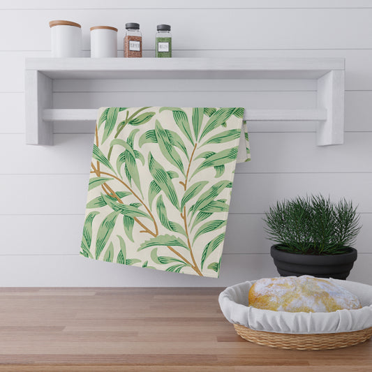 Willow Boughs Printed Tea Towels - 100% Cotton Twill, 18" x 30"