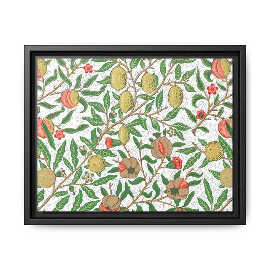 Lemon Verbena Framed Matte Canvas Art - Multiple Frame Colors & Size Options