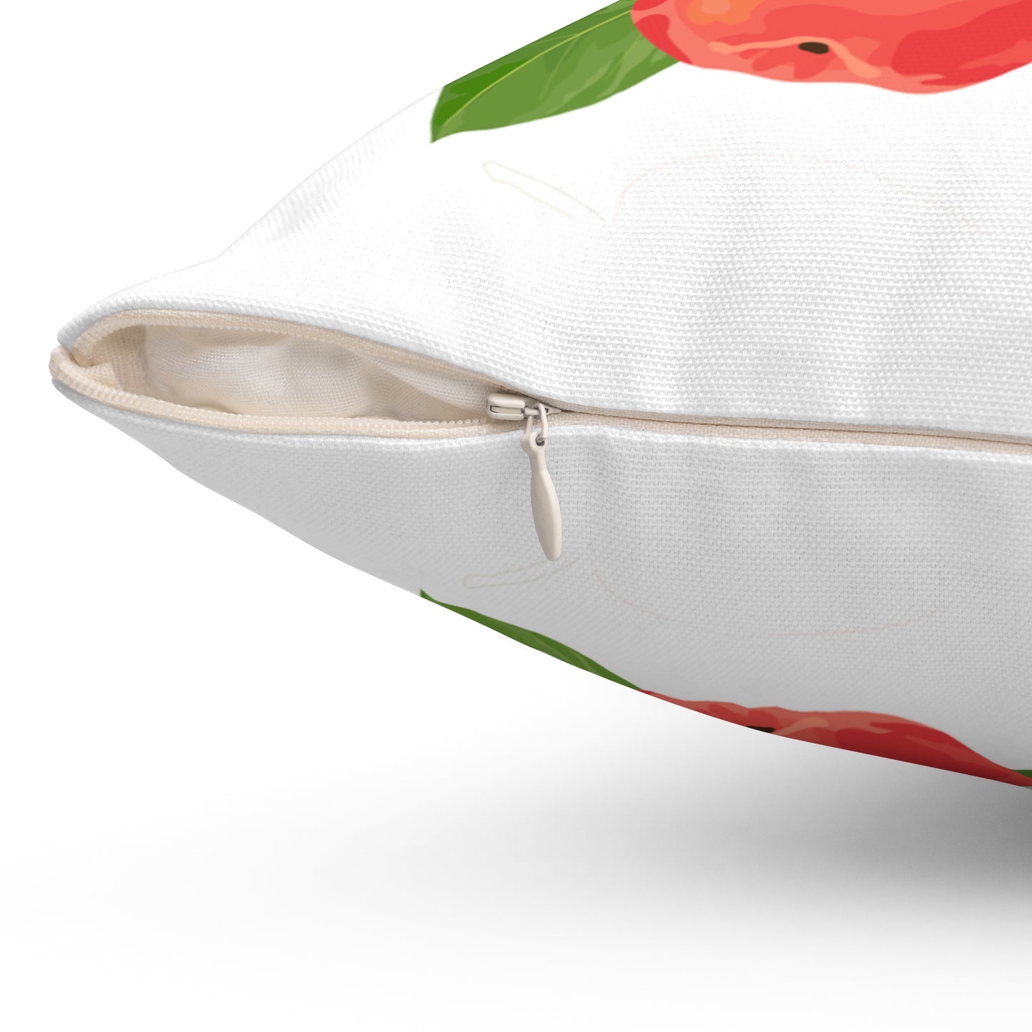 Apple Harvest Printed Square Pillow Cover with Insert -  Multiple Sizes (14"x14", 16"x16", 18"x18", 20"x20"), Includes insert and zipper closure