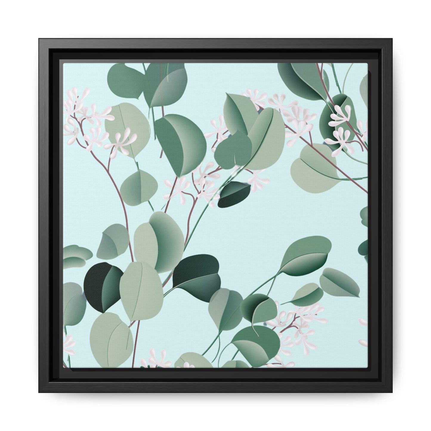 Spa Day Framed Matte Canvas Art - Multiple Frame Colors & Size Options
