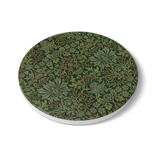 Flower Garden - Ceramic Tile Coaster, Cork Backed - Round or Square Size Choices,  Perfect for Home Decor & Gifts - Priced per coaster