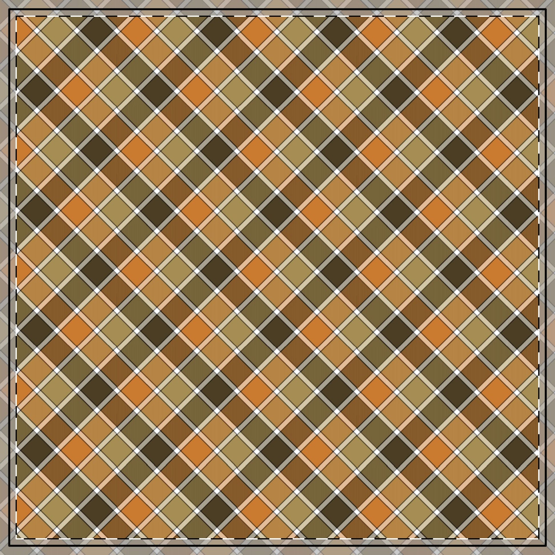 Fall Plaid Tablecloth - 58" × 58" and 58" × 102" Sizes, Plaid Design Tablecloth, Orange, Brown, Green Plaid Tablecloth, Thanksgiving Tablecloth, Fall Table Linen, Thanksgiving Dinner Tablecloth, Farmhouse Decor, Halloween Tablecloth