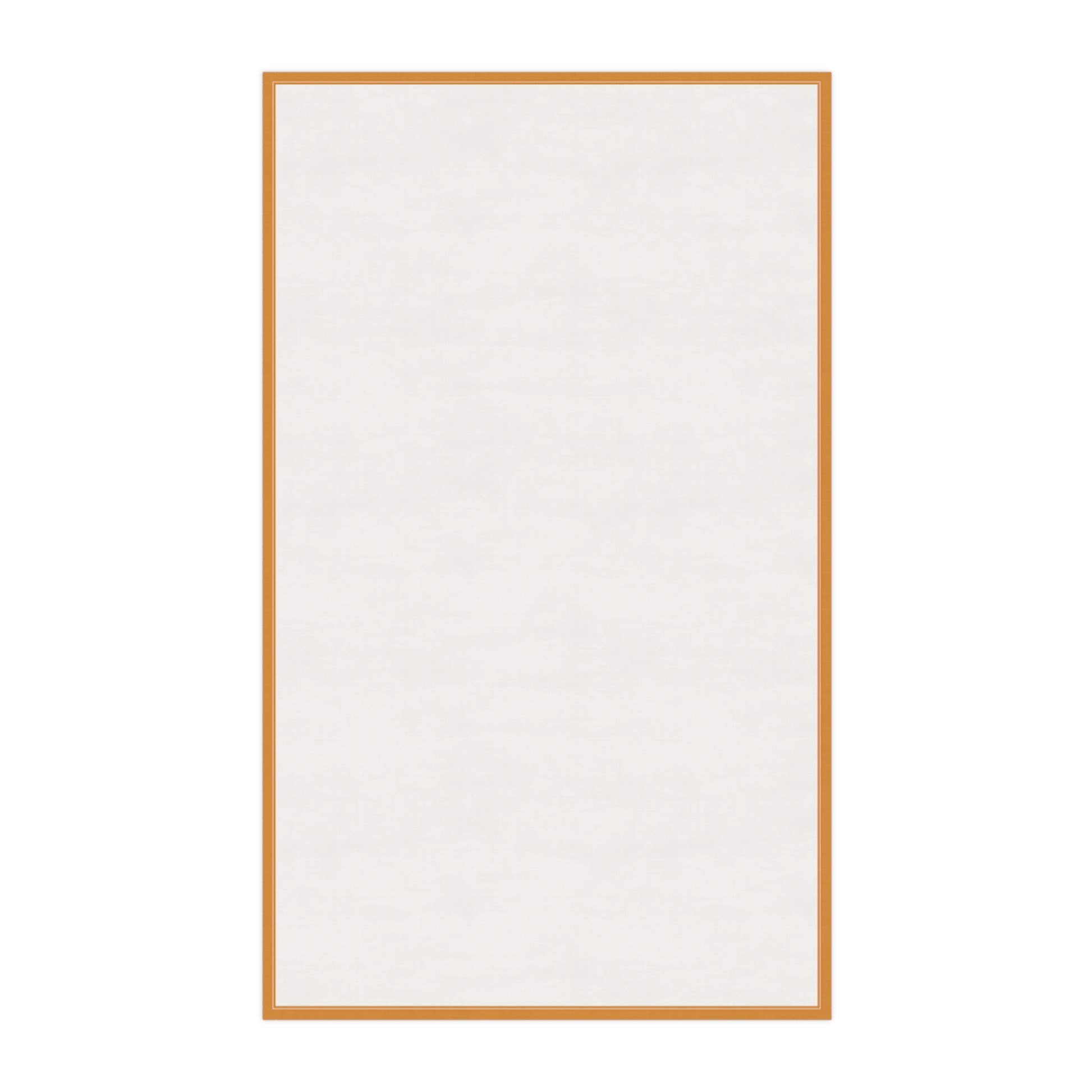 Back view of kitchen tea towel on a white background