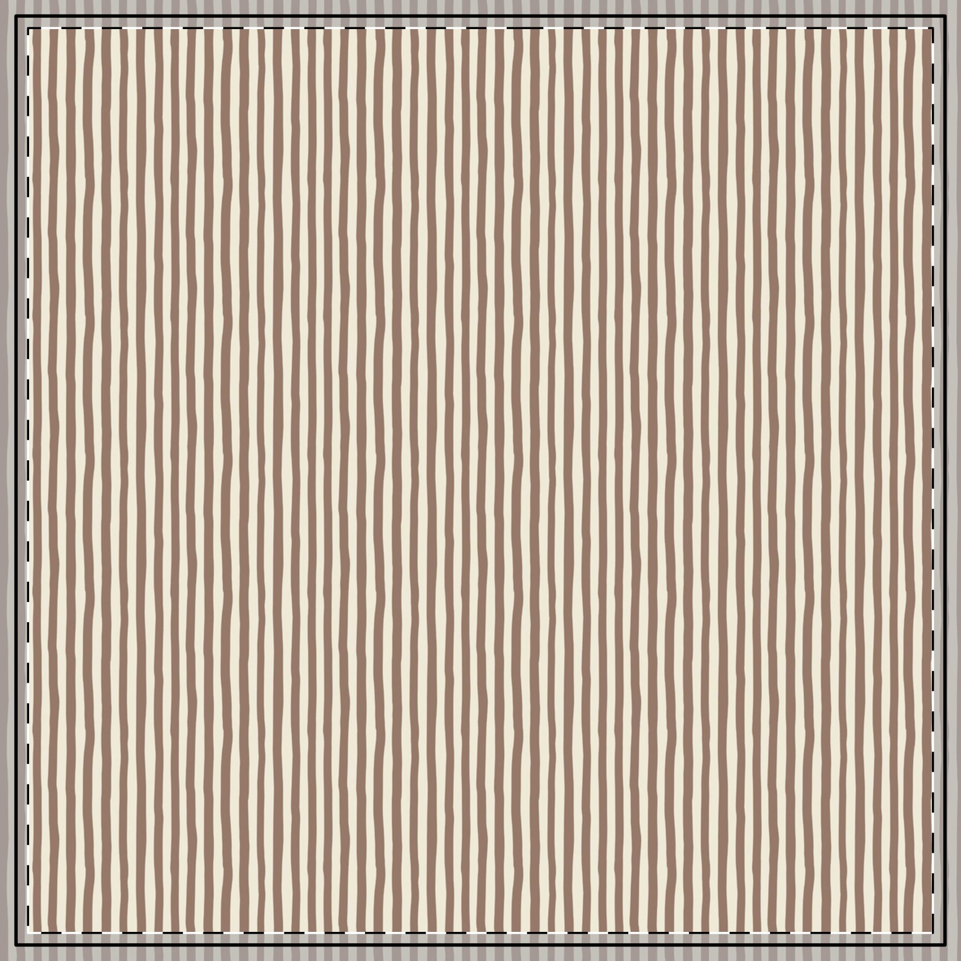 Mocha Striped Tablecloth 100% Cotton Twill Tablecloth, 58" × 58" and 58" × 102" Sizes, Striped Brown Style Tablecloth, Thanksgiving Tablecloth, Fall / Brown Tablecloth, Wedding Table Linen, Birthday Tablecloth