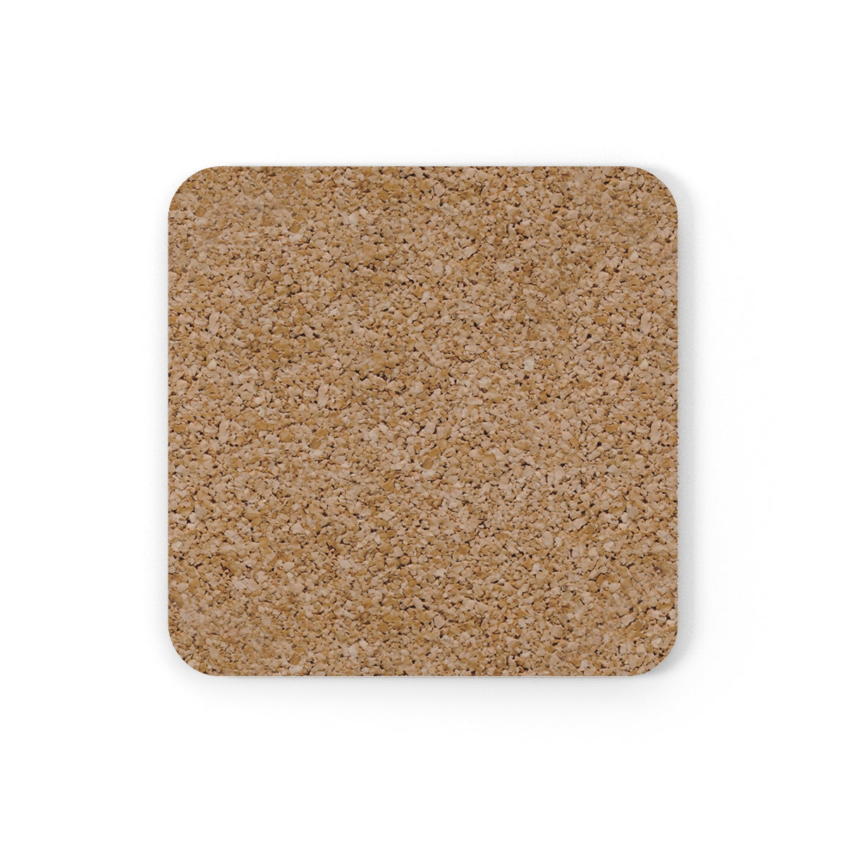 Orange Creamsicle - Square Hardboard Coaster, Cork Backed  - 3.75" x 3.75" - Perfect for Modern Decor and Gifts - Priced per coaster