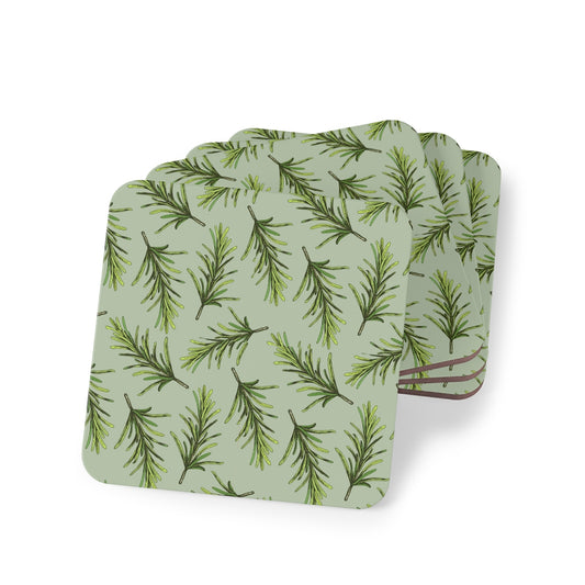 Sage & Cypress Coasters Hardboard Back - 4 Pack