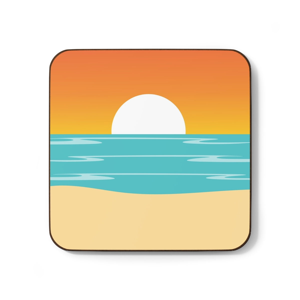 Soleil Coasters Hardboard Back - 4 Pack