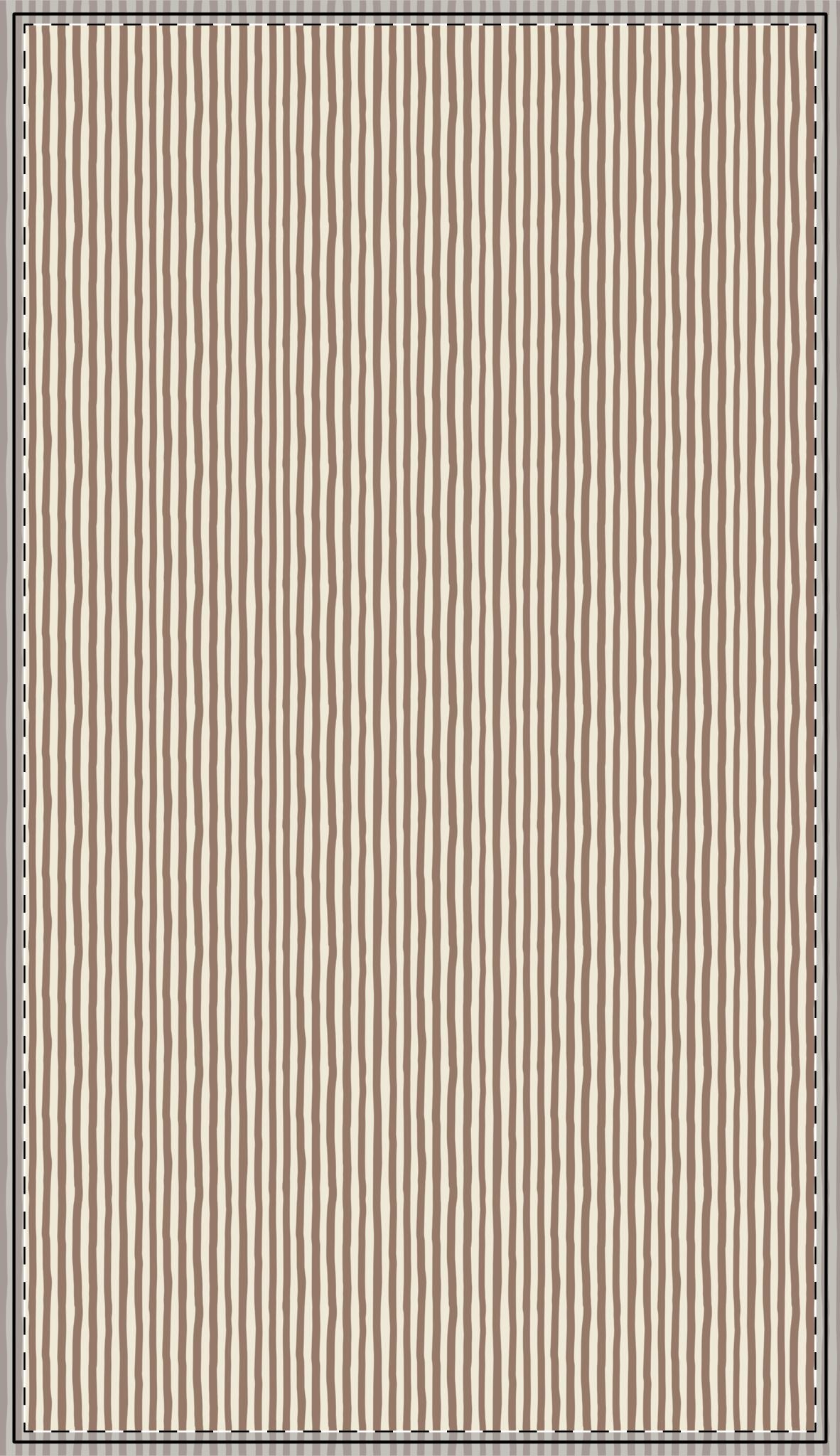 Mocha Striped Tablecloth 100% Cotton Twill Tablecloth, 58" × 58" and 58" × 102" Sizes, Striped Brown Style Tablecloth, Thanksgiving Tablecloth, Fall / Brown Tablecloth, Wedding Table Linen, Birthday Tablecloth